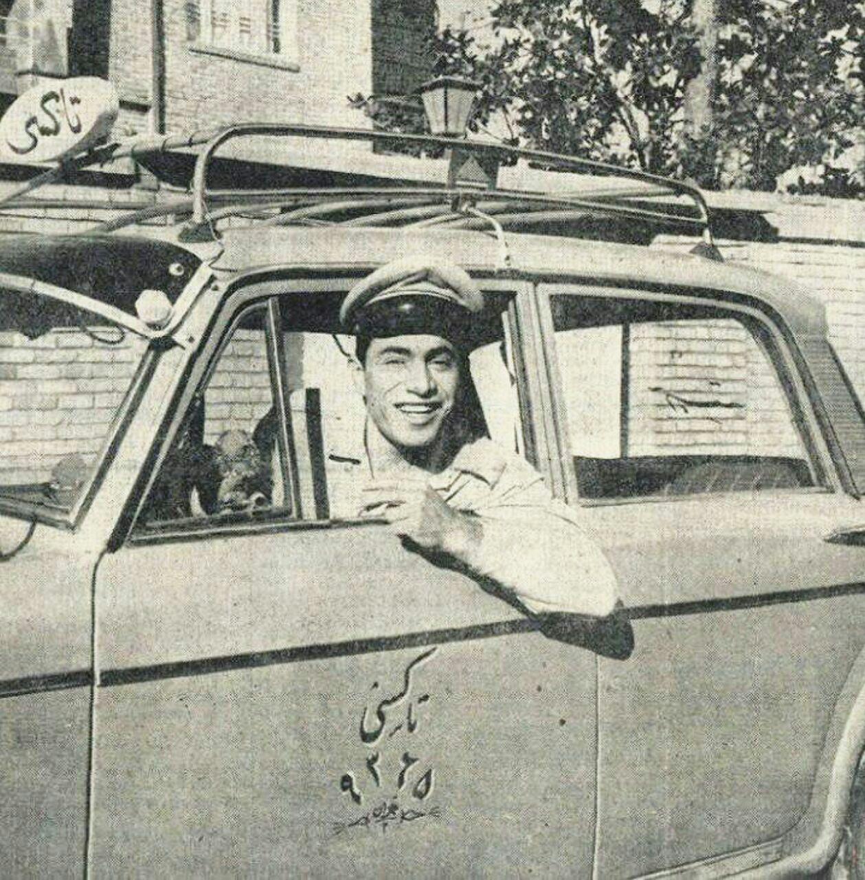 راننده تاکسی در دهه 40