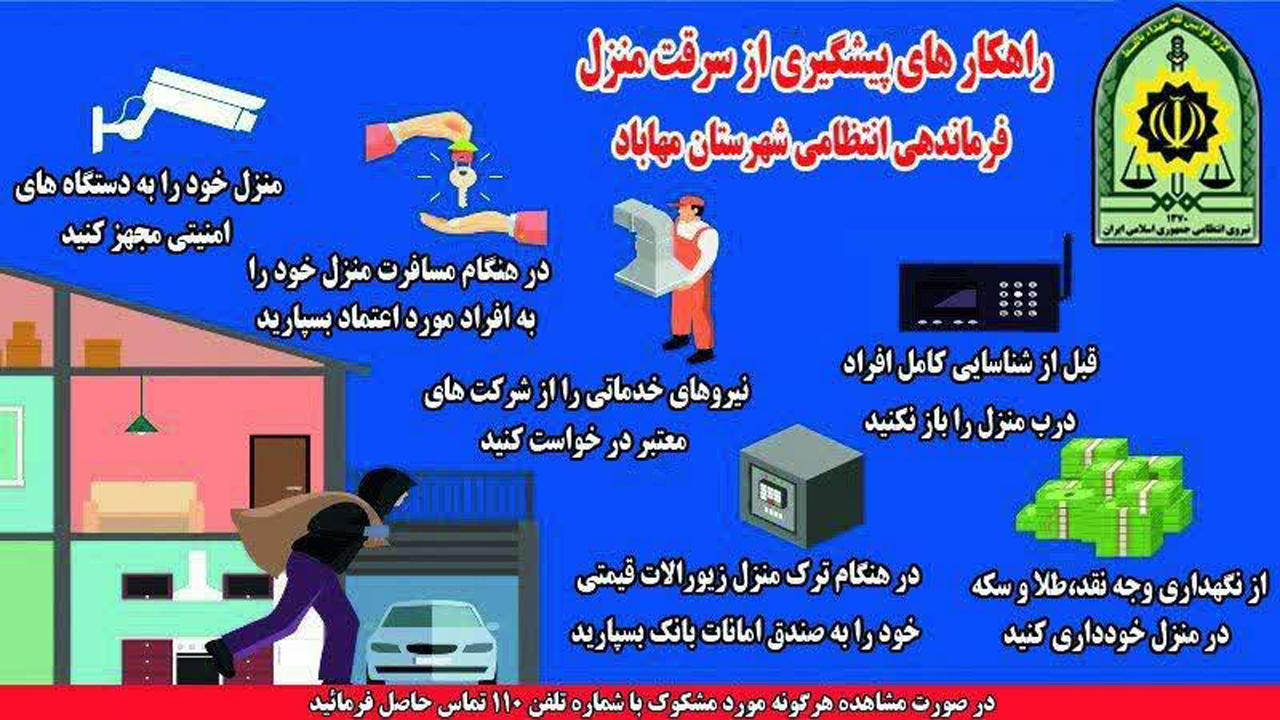 چگونه از سرقت منزل پیشگیری کنیم؟