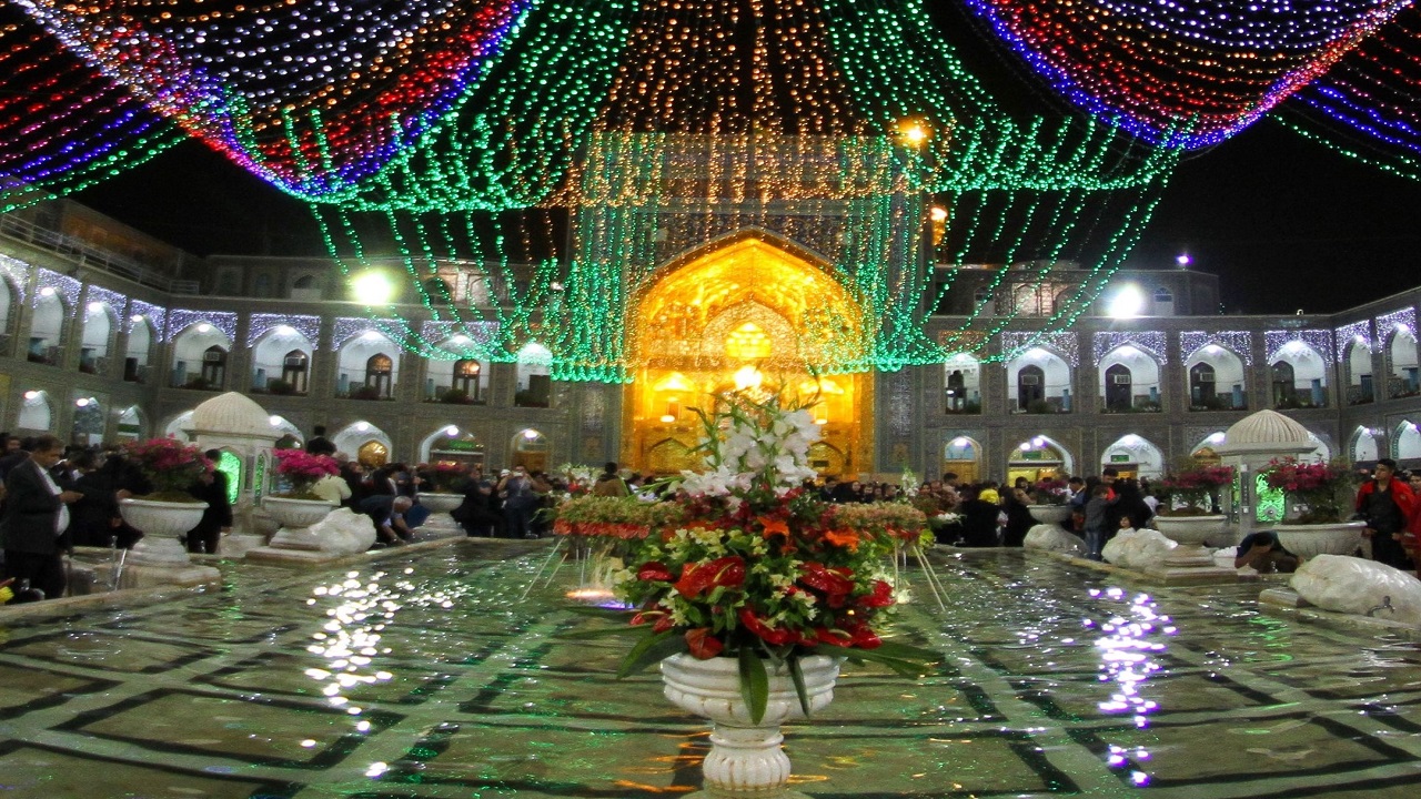 اعلام ویژه برنامه‌های شام میلاد امام موسی کاظم در حرم رضوی