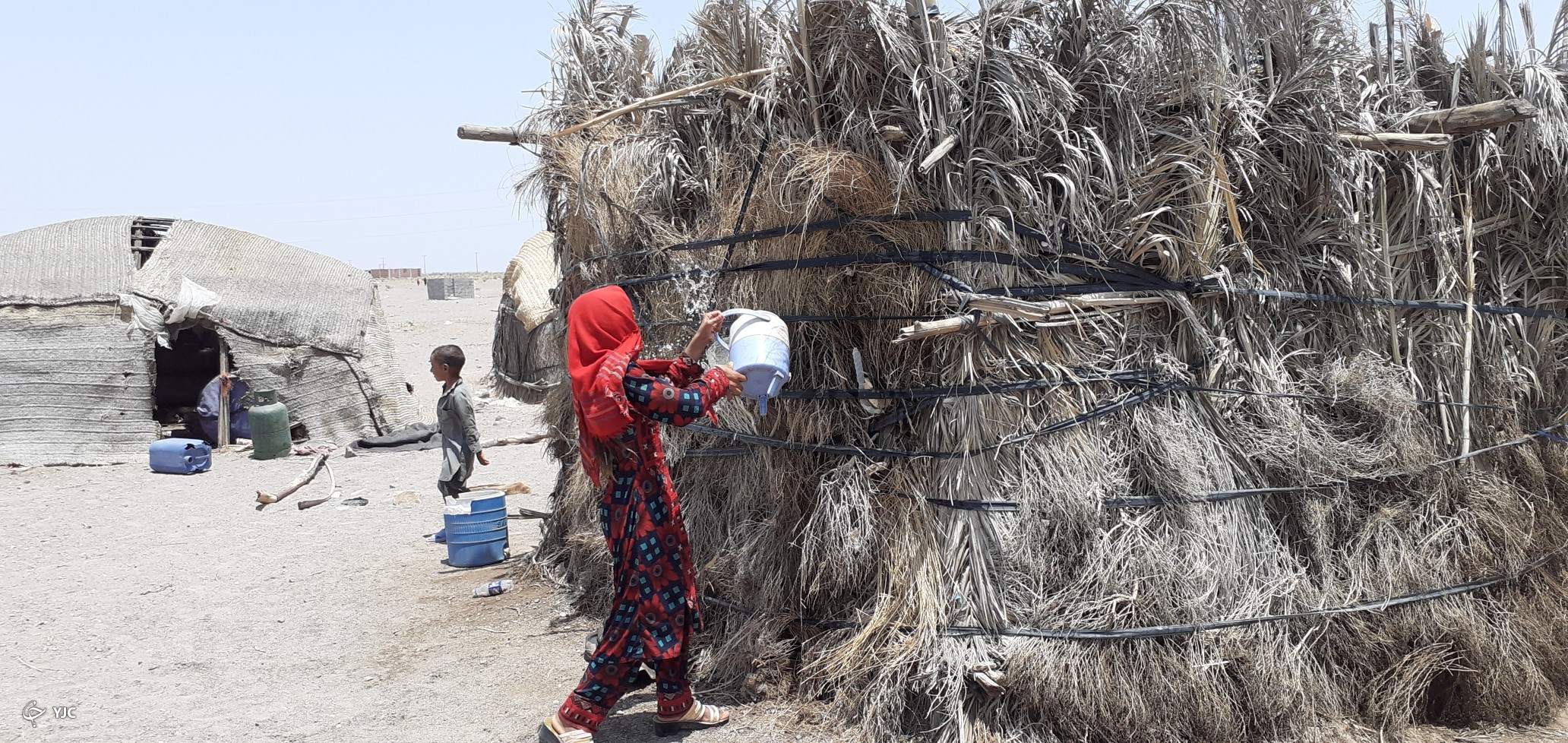روستایی با حداقل امکانات اولیه در جنوب کرمان
