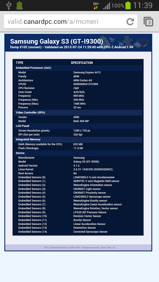 دانلود CPU-Z Premium 1.36 &ndash; شناسایی سخت افزار گوشی های اندروید