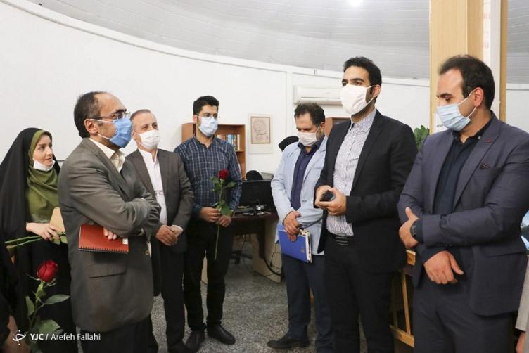 بازدید معاونان وزیر میراث فرهنگی از باشگاه خبرنگاران جوان