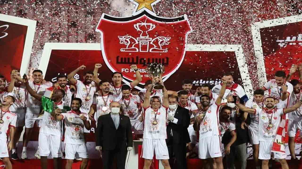 حواشی جشن قهرمانی تیم پرسپولیس در فصل ۹۹-۹۸ + فیلم
