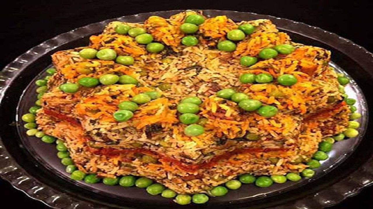 نخود پلو متفاوت و خوشمزه + طرز تهیه