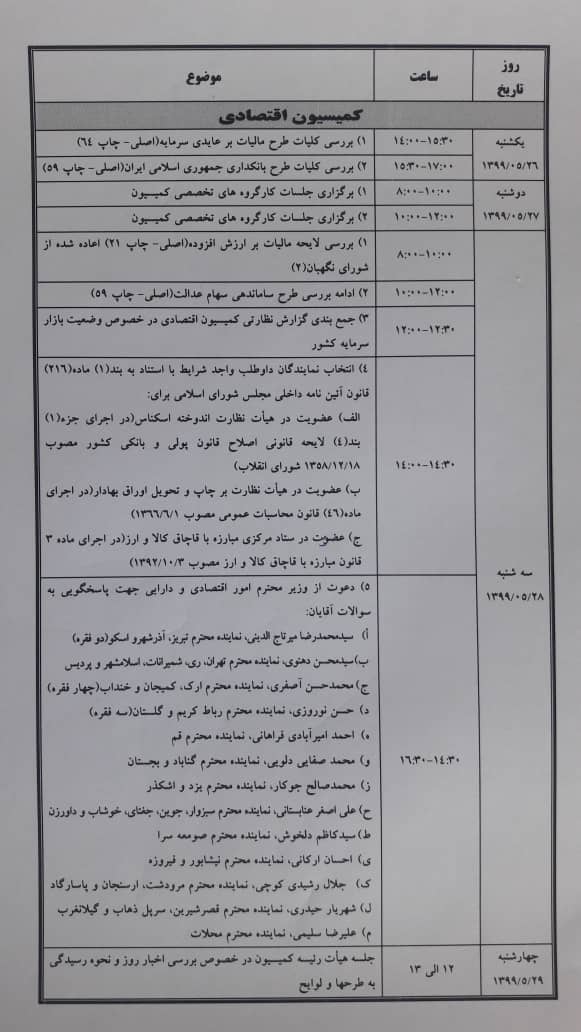 طرح بانکداری جمهوری اسلامی بررسی می&zwnj;شود/ دژپسند به کمیسیون اقتصادی می&zwnj;رود