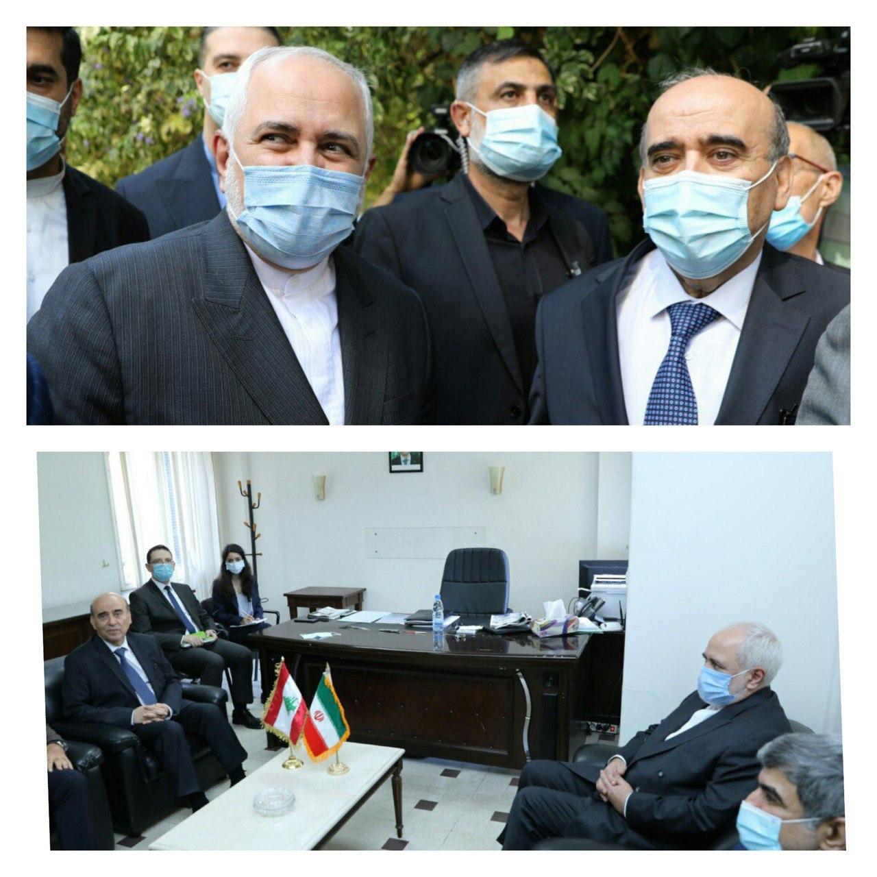 ظریف: هیچ طرف خارجی نباید از مشکلات لبنان سوءاستفاده کند/ شربل وهبه: ایران حامی لبنان است