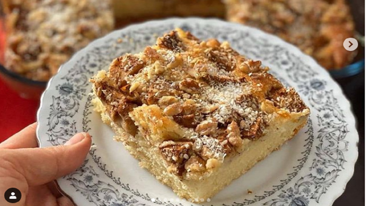 طرز تهیه کیک سیب