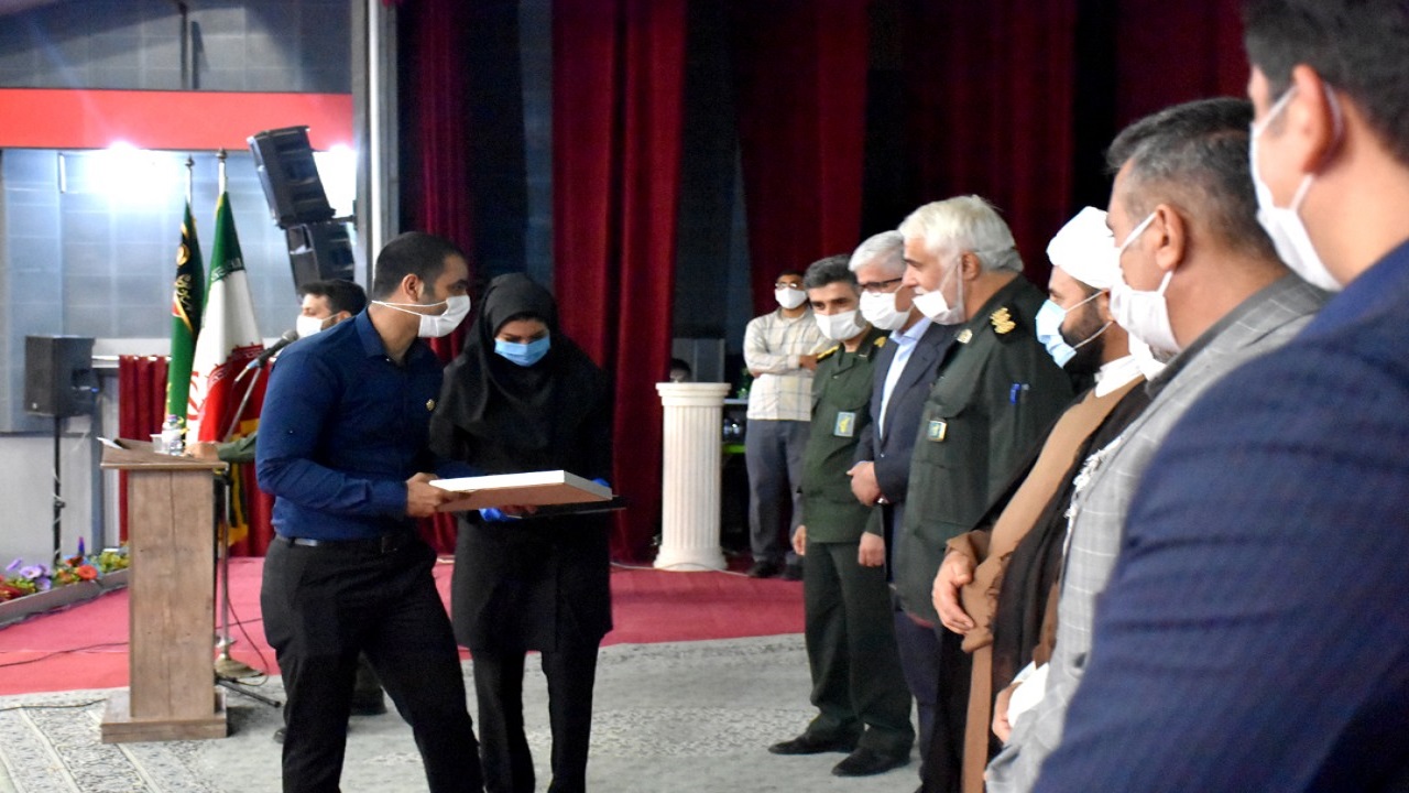 تقدیر از زوج پرستار آبادانی در جشنواره مالک اشتر