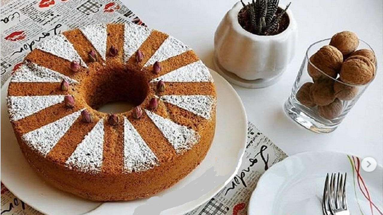 طرز تهیه کیک گردویی