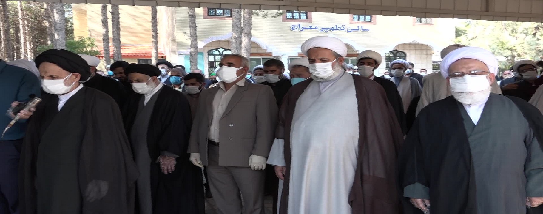 تشیع پیکر آیت الله ربانی در بیرجند