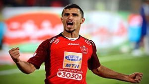 گل اول پرسپولیس به گل گهر سیرجان در تاریخ ۲۵ مرداد ۹۹ + فیلم