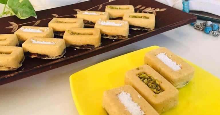 طرز تهیه رنگینک رول و رنگینک قالبی مجلسی با خرما