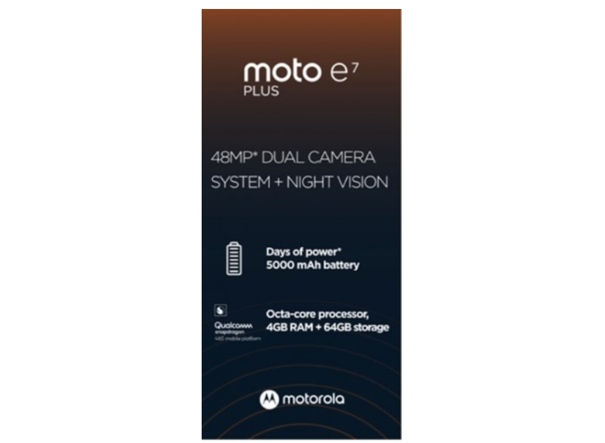 مشخصات فاش شده Moto E7 Plus 