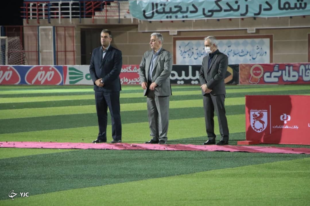 جشن قهرمانی مس رفسنجان در لیگ یک