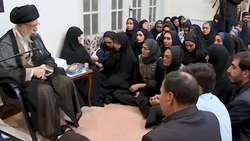فیلم دیدار مرحوم بادپا با رهبر انقلاب