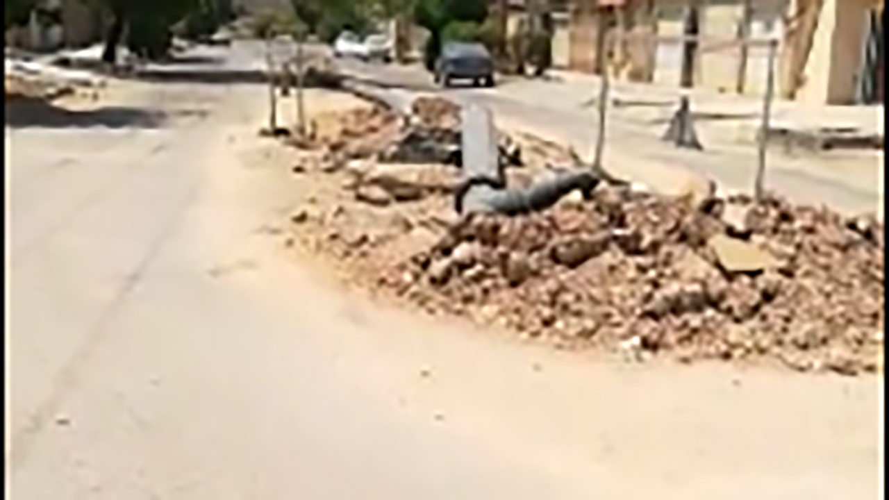 وضع نامناسب خیابان در کوی صد دستگاه + فیلم