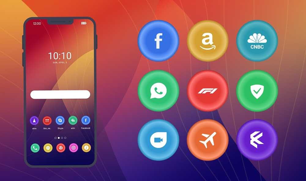 دانلود Candy Icon Pack 1.0.8 &ndash; آیکون پک جذاب و رنگی آب نباتی اندروید