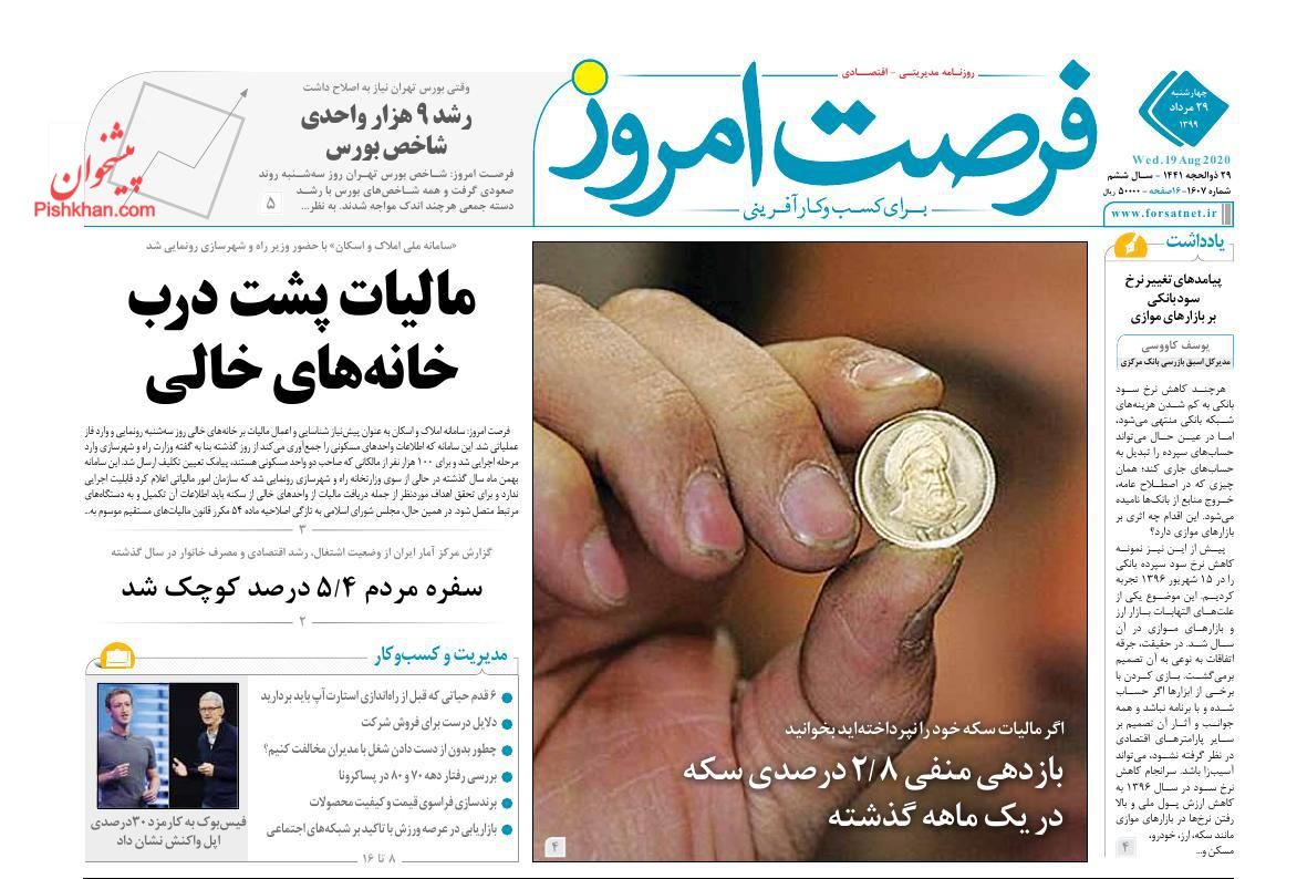 بورس تا چه زمانی روی بورس است؟/ ۵ برابر شدن قیمت مسکن در ۳ سال/ مالیات پشت درب خانه های خالی