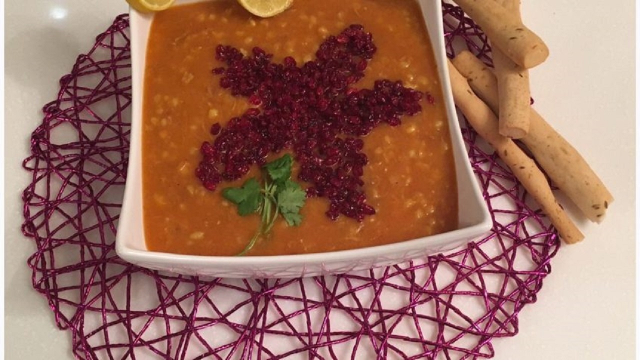 سوپ زرشک خوشمزه و پرطرفدار + طرزتهیه