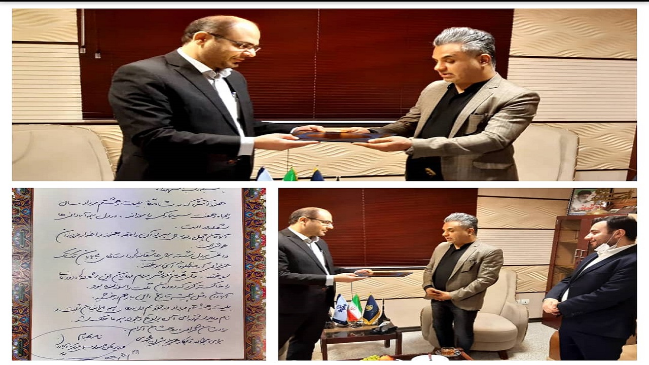 تجلیل از بیژن محمدی ، یکی از بازماندگان واقعه آتش سوزی سینما رکس آبادان
