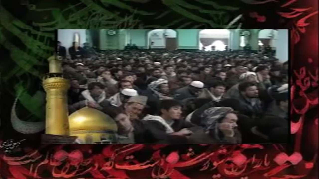 سخنرانی آیت الله محسنی قندهاری در بین عزاداران افغانستانی + فیلم