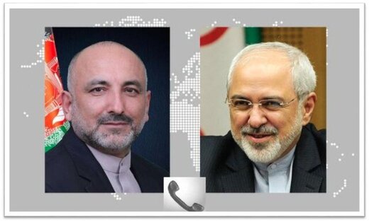 رایزنی تلفنی ظریف و حنیف اتمر