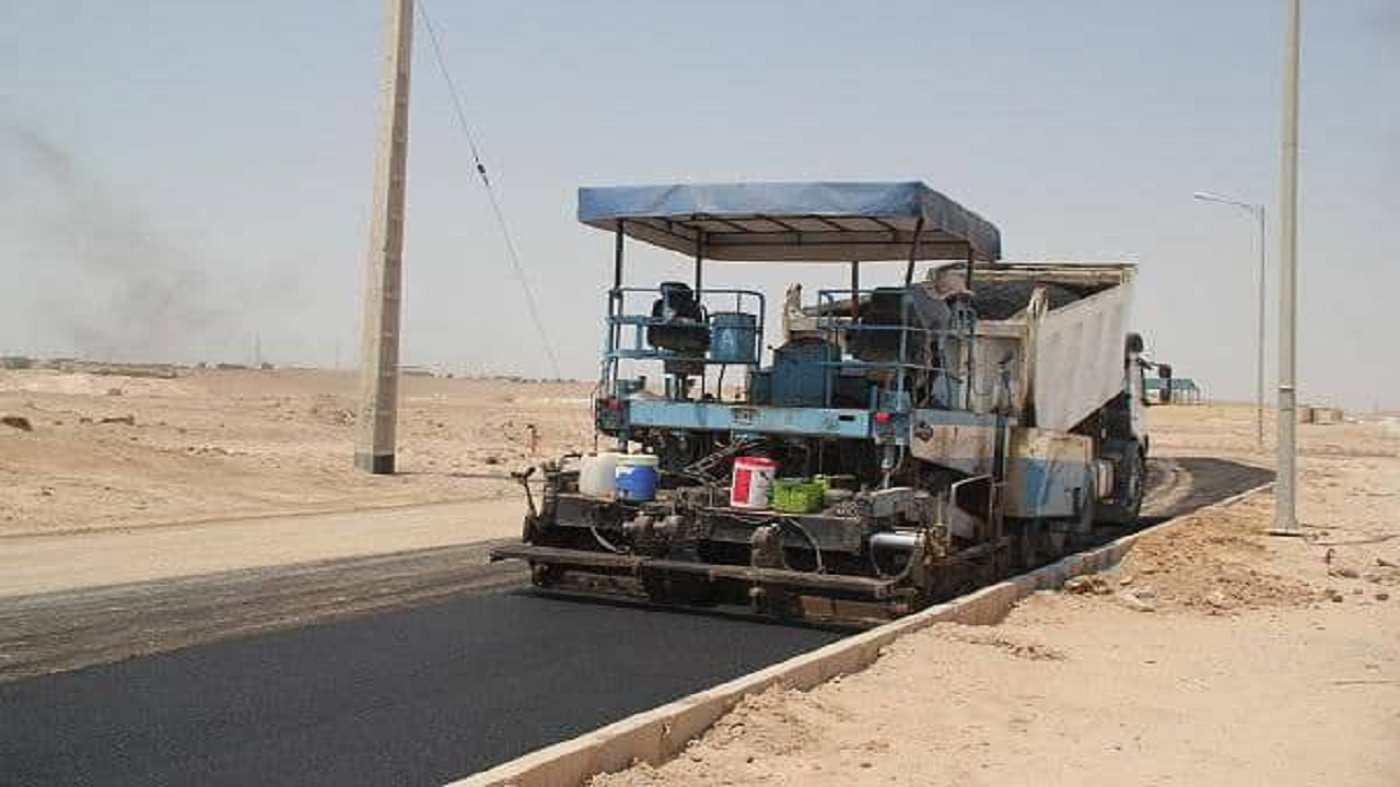 آسفالت بلوار&zwnj;های شهرک صنعتی اشکذر