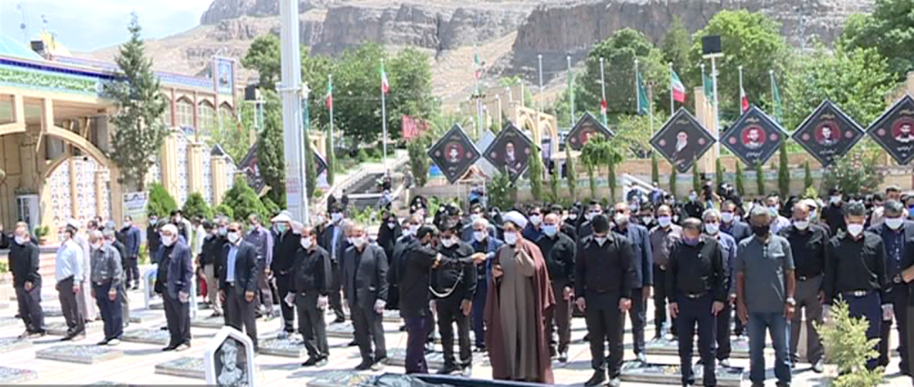 تشییع پیکر جانباز و آزاده قهرمان محمّد صالحی برگزار شد