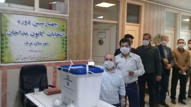 انتخابات کانون مداحان در مرند برگزار شد