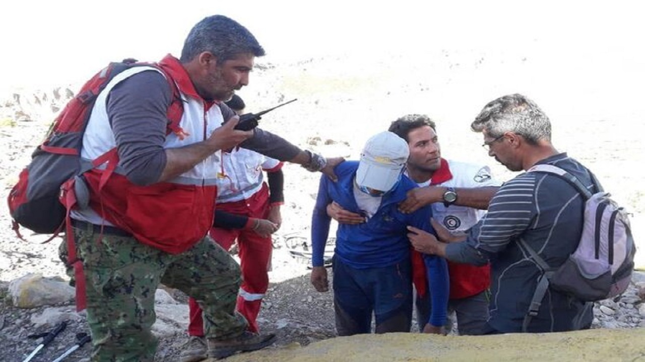 نجات جان کوهنوردان در ارتفاعات روستای چاشم