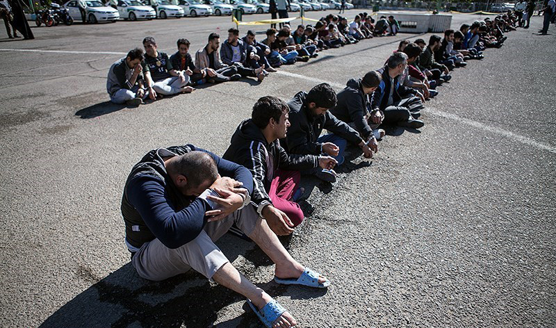 جمع آوری ۴۱۸ معتاد متجاهر و دستگیری ۷۲ خرده فروش در پایتخت