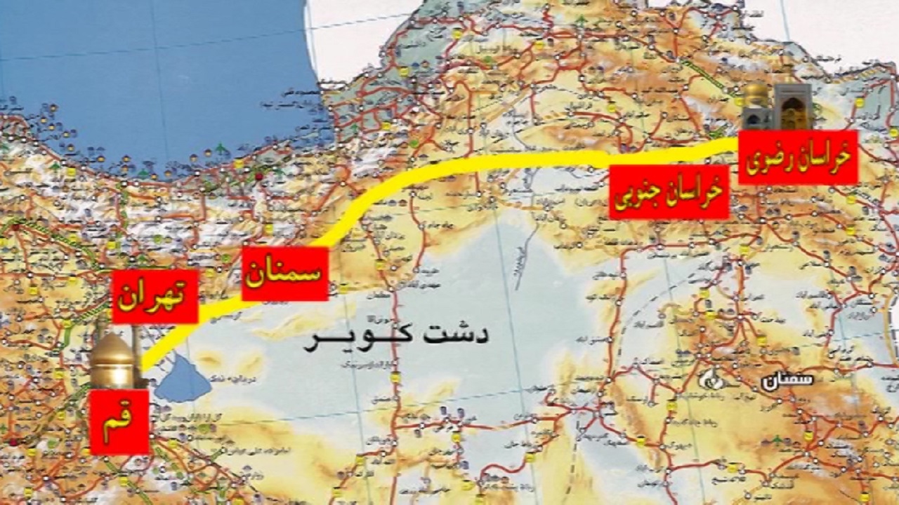 آغاز مجدد عملیات اجرایی قطعه آزاد راه حرم تا حرم در گرمسار و آرادان