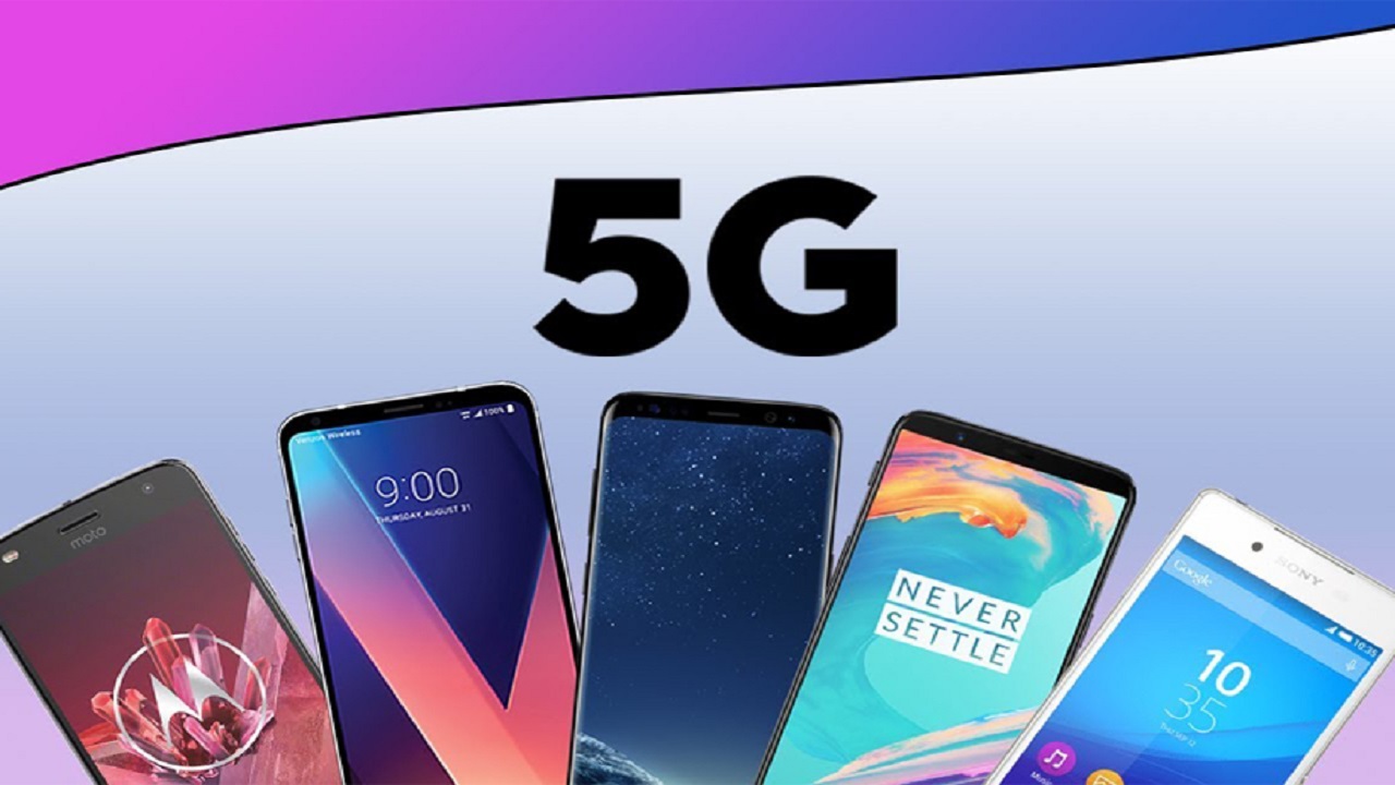 گوشی های موبایل با پشتیبانی 5G