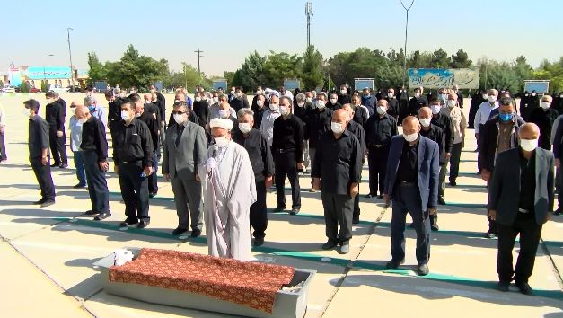 برگزاری مراسم تشییع پیکر پدر شهیدان ولیزادگان ارجمندی در تبریز
