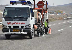 تجدید خط کشی ۳۶۵ کیلومتر از محور‌های مواصلاتی استان اردبیل