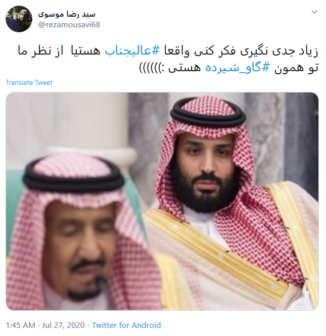  نامه جنجالی احمدی نژاد به ولیعهد عربستان سعودی