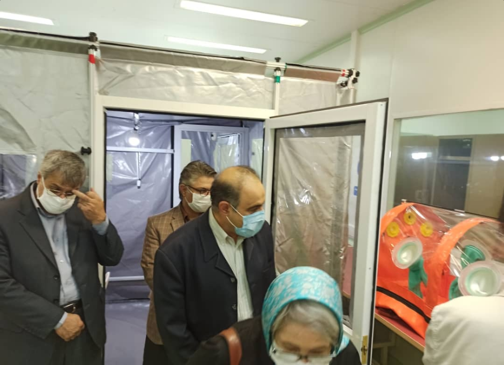 بازدید اعضای هیئت علمی شبکه بیماری&zwnj;های ویروسی از دستاوردهای مرکز  پدافند زیستی کشور 