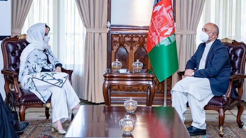 دیدار نماینده سازمان ملل با سرپرست وزارت خارجه افغانستان