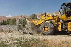 دیوار کشی غیر مجاز در زنجان