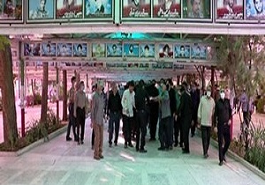 پیکر مادر شهیدان حیدریان در قم خاکسپاری شد