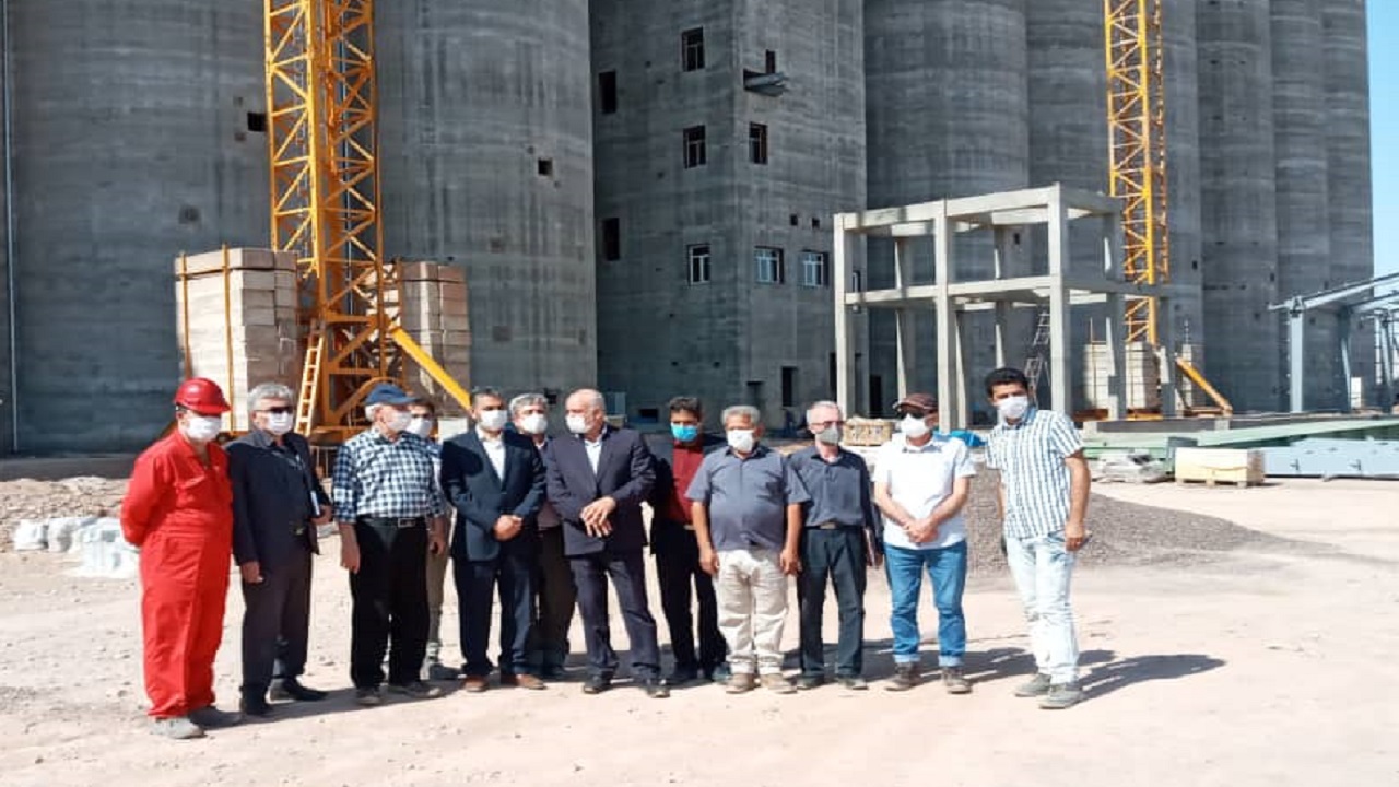 احداث سیلوی گرمسارشصت درصد پیشرفت فیزیکی دارد