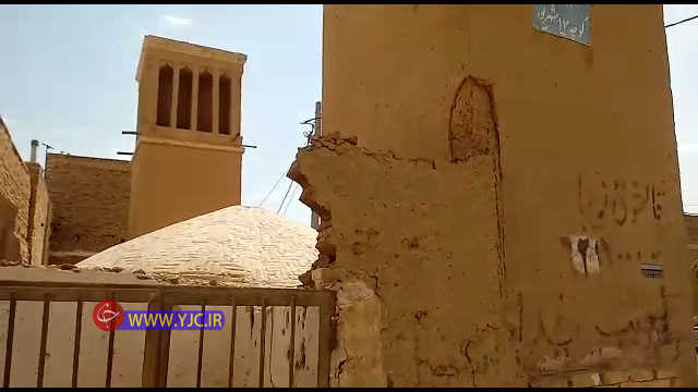 حال و روز تاسف‌بار آب انبار تاریخی در یزد + فیلم