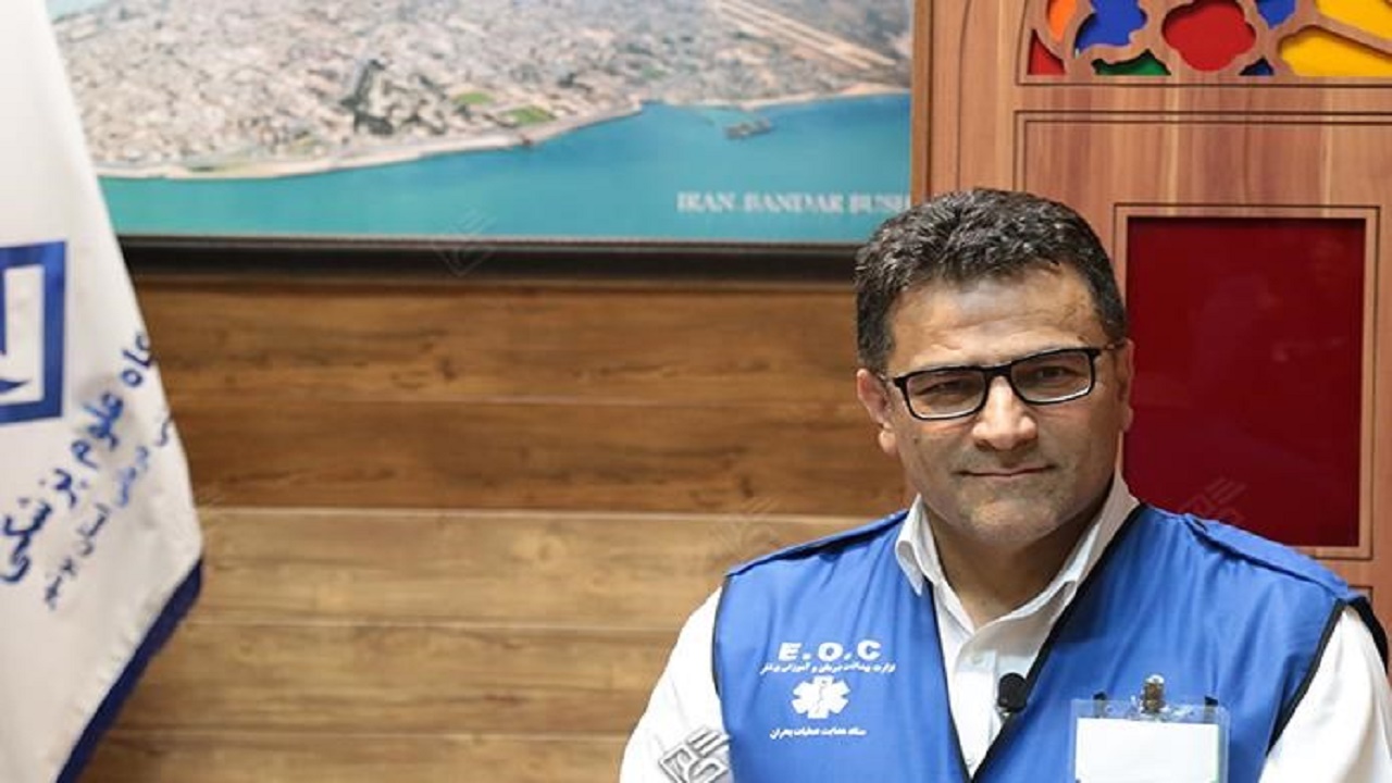 دکتر سعید کشمیری دبیر ستاد مبارزه با کرونا در استان بوشهر