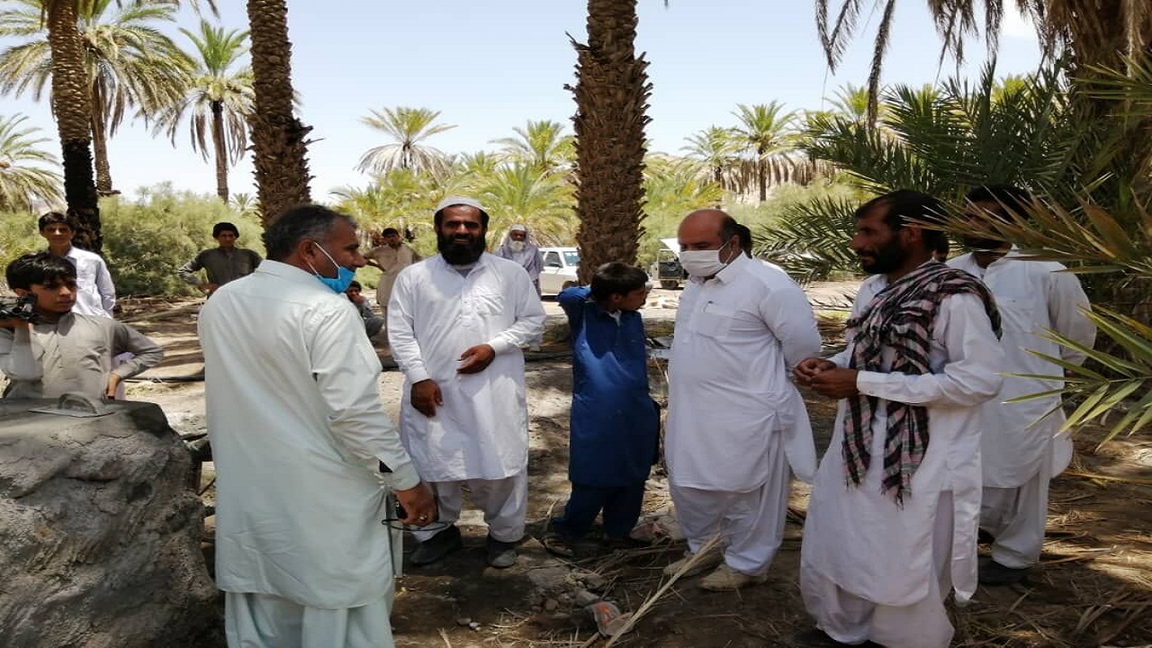 ۲ هزار متر کانال آبیاری در بخش بزمان ایرانشهر افتتاح شد