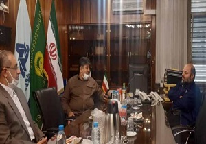 بازدید مسئولان اتوبوسرانی اهواز از شرکت شهاب خودرو 
