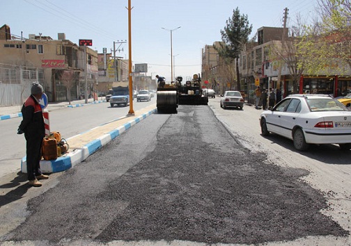 ۱۲ هزار مترمربع از معابر دهدشت آسفالت شد