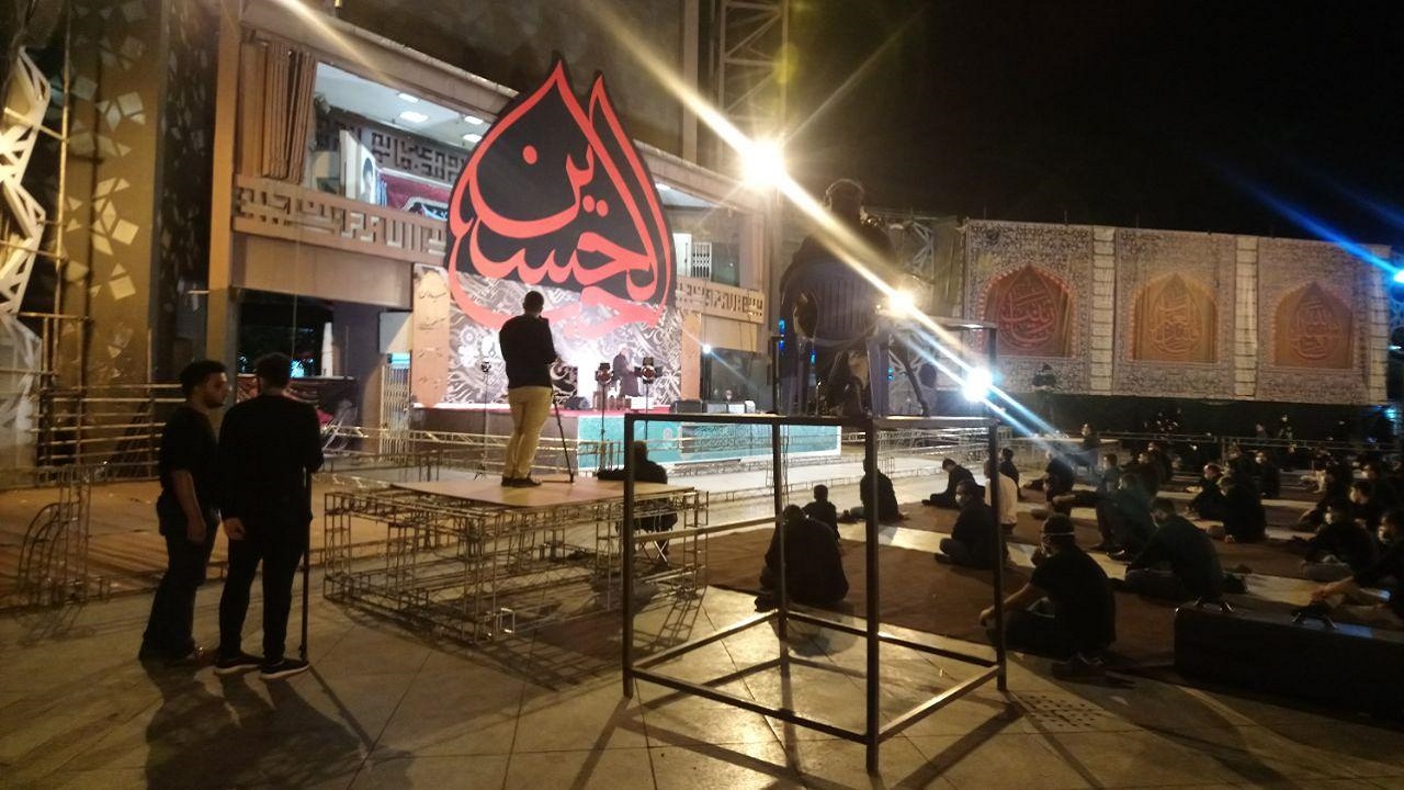 شکوه اقامه عزا در میدان امام حسین (ع)/ یاد حاج قاسم سلیمانی زنده شد