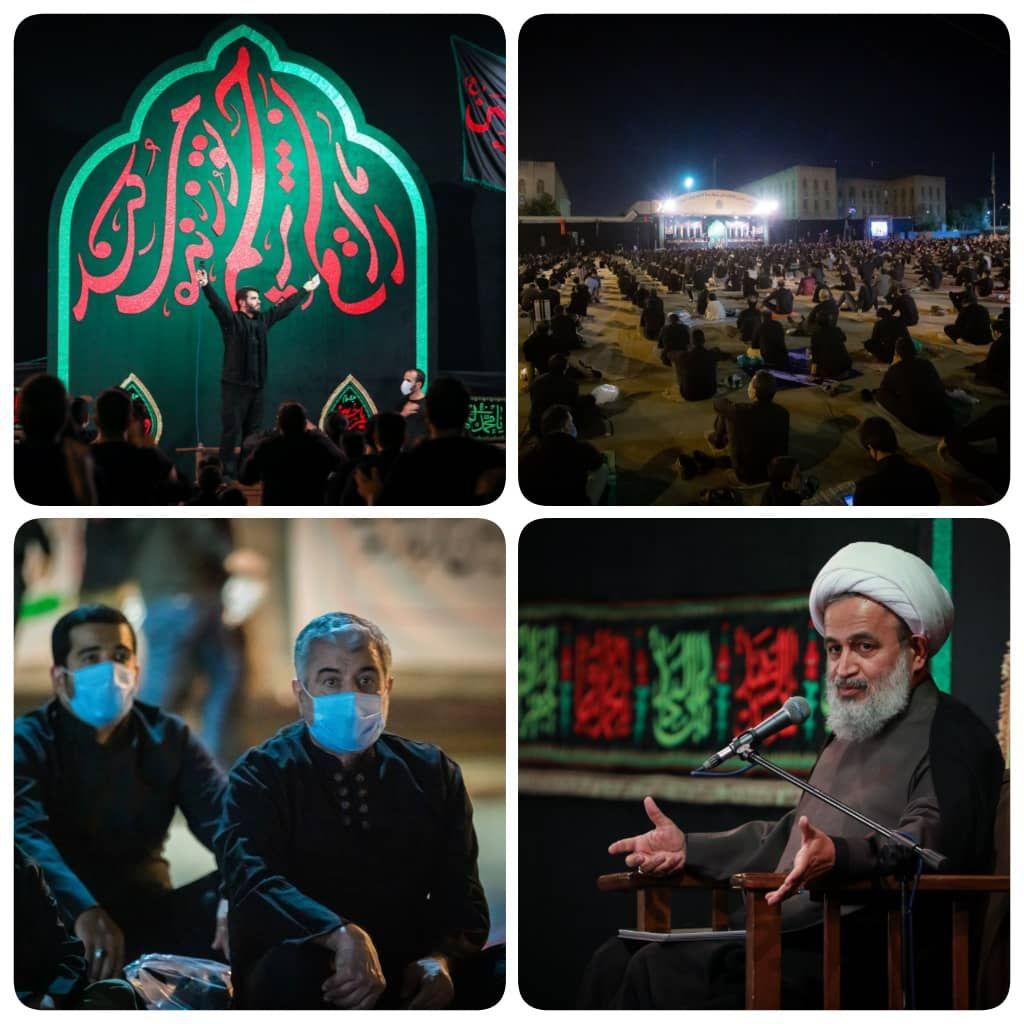 شکوه اقامه عزا در میدان امام حسین (ع)/ یاد حاج قاسم سلیمانی زنده شد