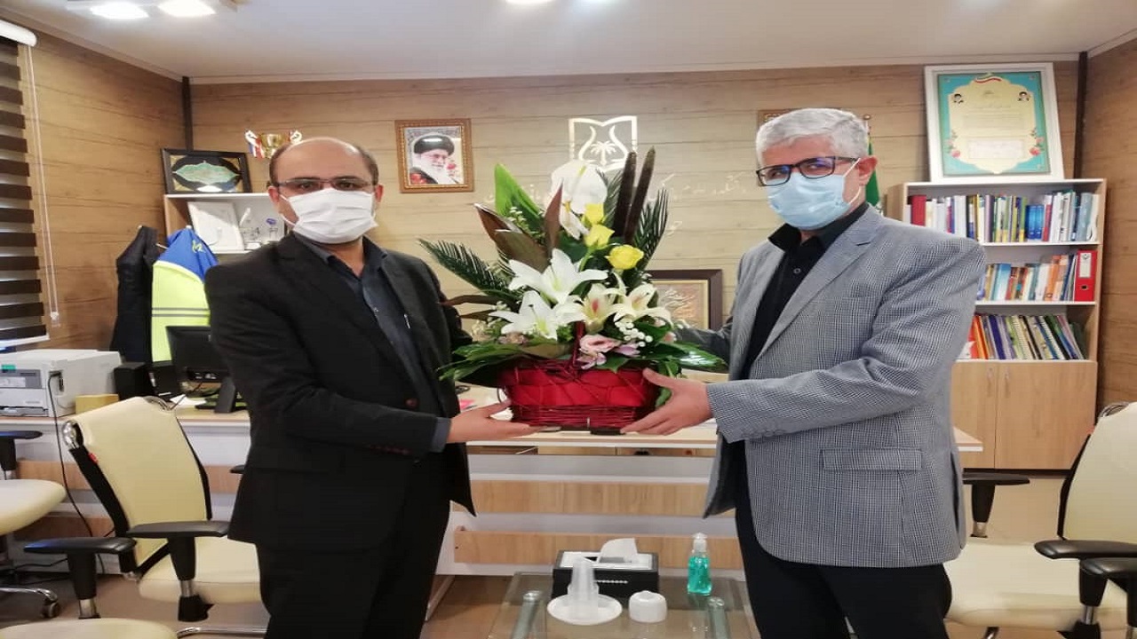 دیدار مدیرکل صدا و سیمای مرکز آبادان با رئیس دانشکده علوم پزشکی