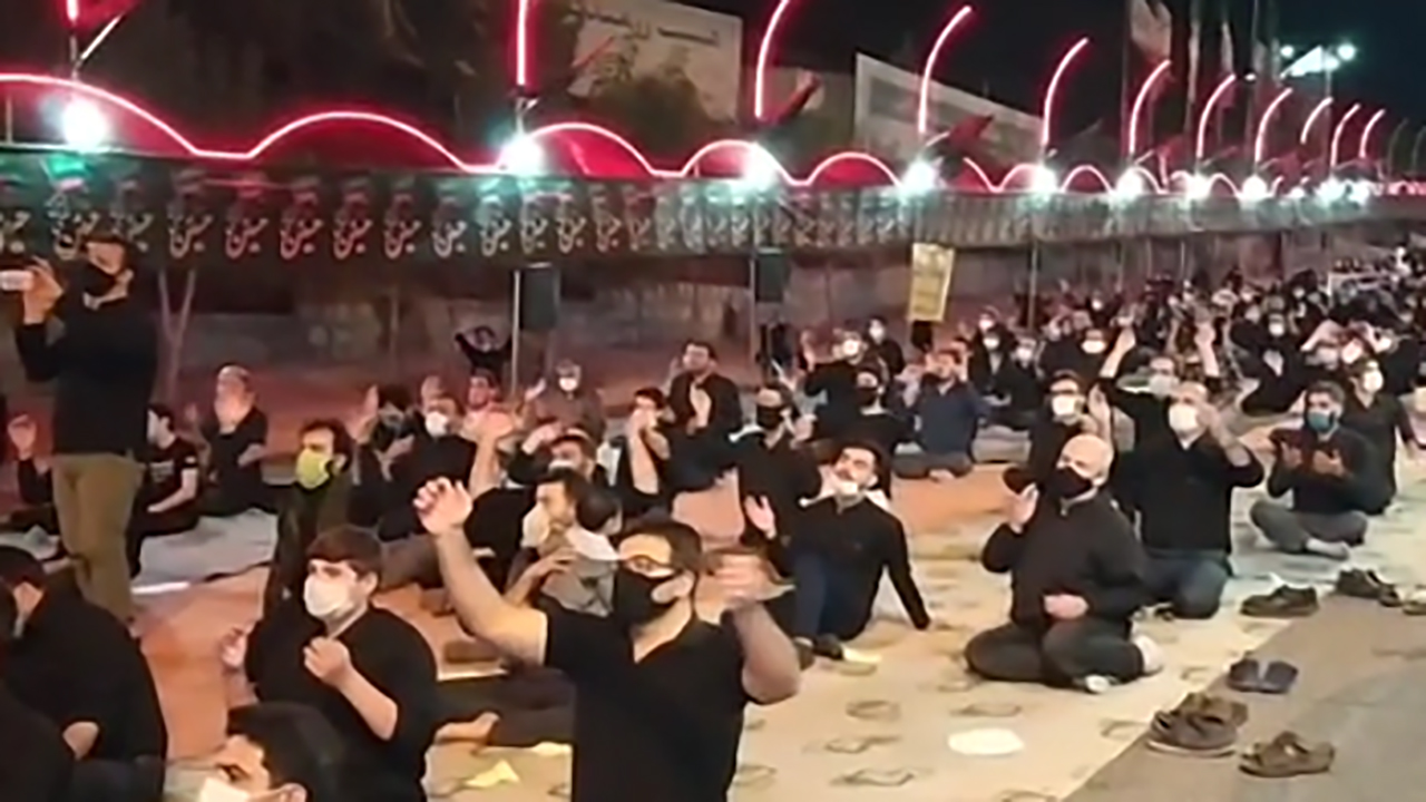 مراسم سوگواری سالار شهیدان در کرج + فیلم